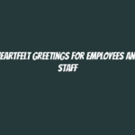 Heartfelt New Year Greetings for Employees and Staff
